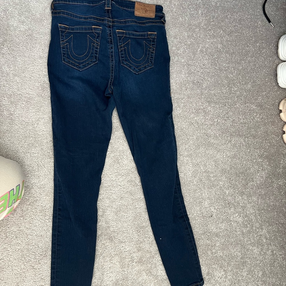 True Religion Dark Blue Skinny Jeans